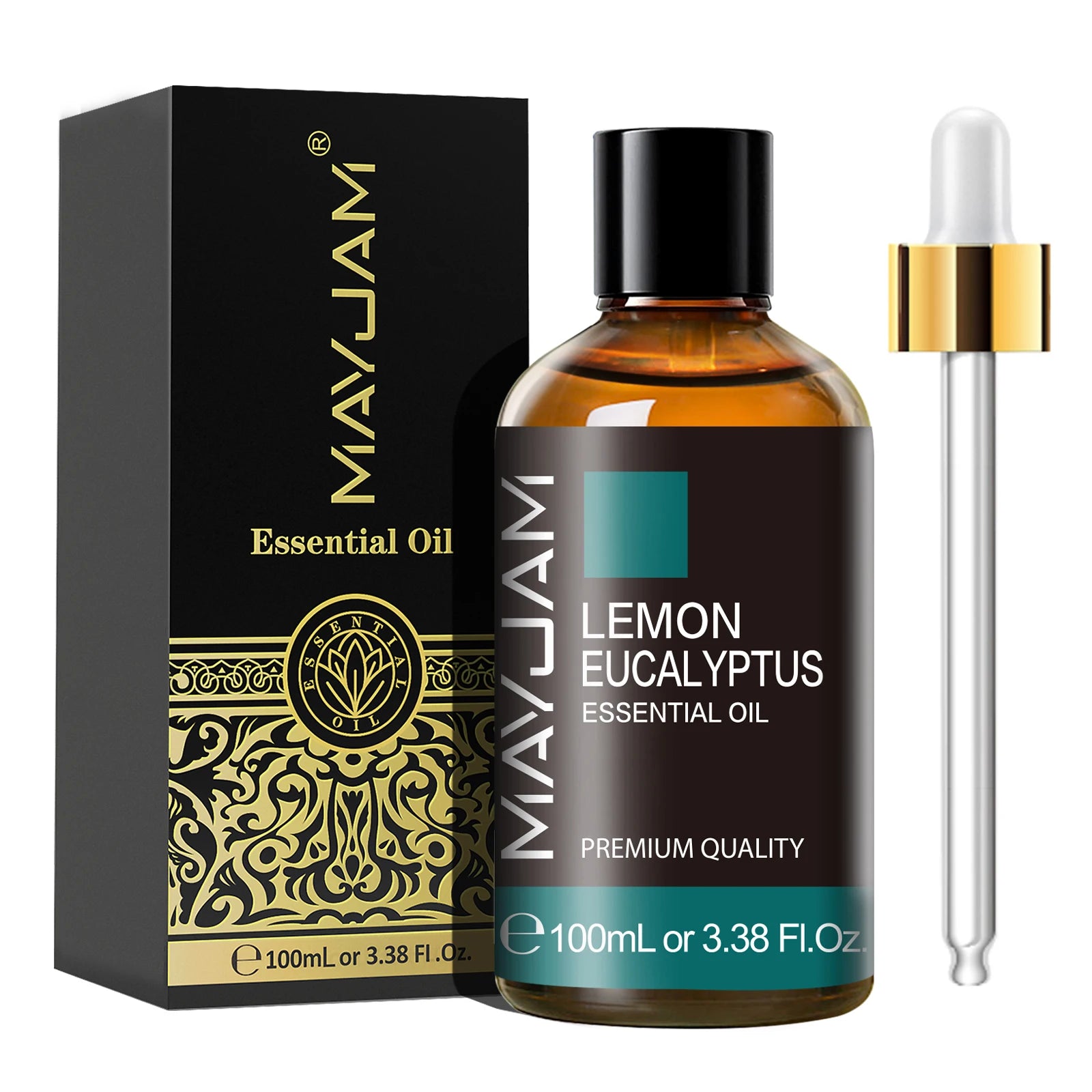 MAYJAM 100ml Pure Natural Essential Oil May Chang Sandalwood Lavender Vanilla Oregano Eucalyptus Oil for Humidifier Diffuser