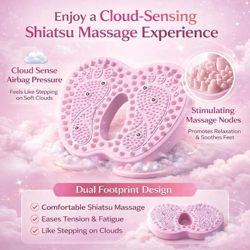 Inflatable Foot Massager Mat: Portable Rechargeable Reflexology Pad Massage Cushion Tidesmit