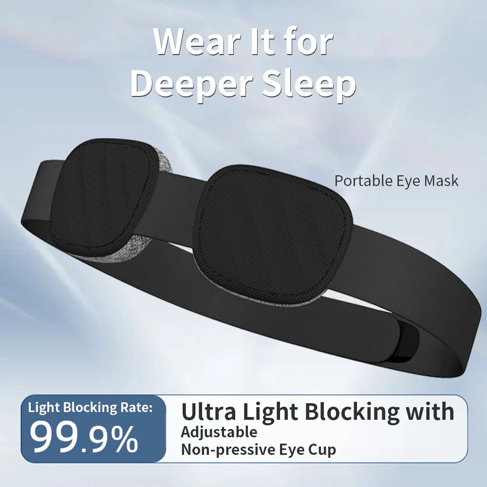 Adjustable 3D Sleeping Eye Mask - Ergonomic Light Blocking Aid Tidesmit