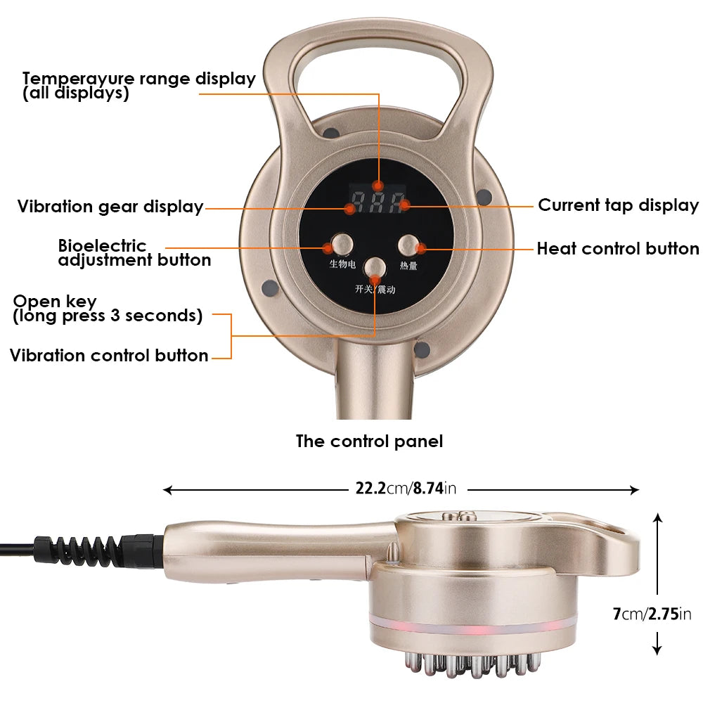 Electric Meridian Massager for Lymphatic Drainage - EU Plug 220V Relaxation Treatment Tidesmit