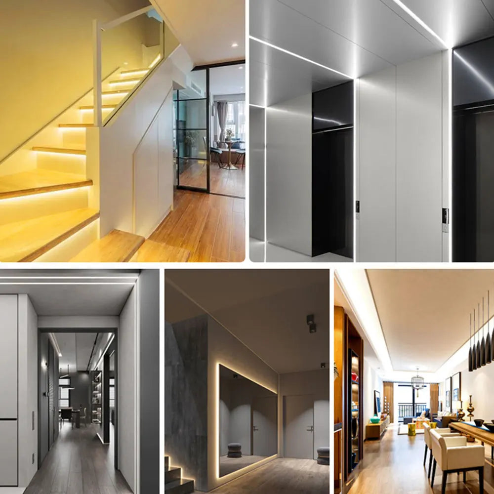 COB LED Strip Flexible High Density LED Strip 3mm COB Bar LED Light Warm 3000K White 6500K for Bedroom Kitchen Home