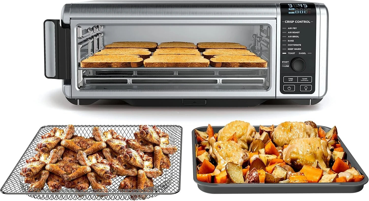 Digital Air Fry Countertop Oven, 8-in-1, XL, Silver