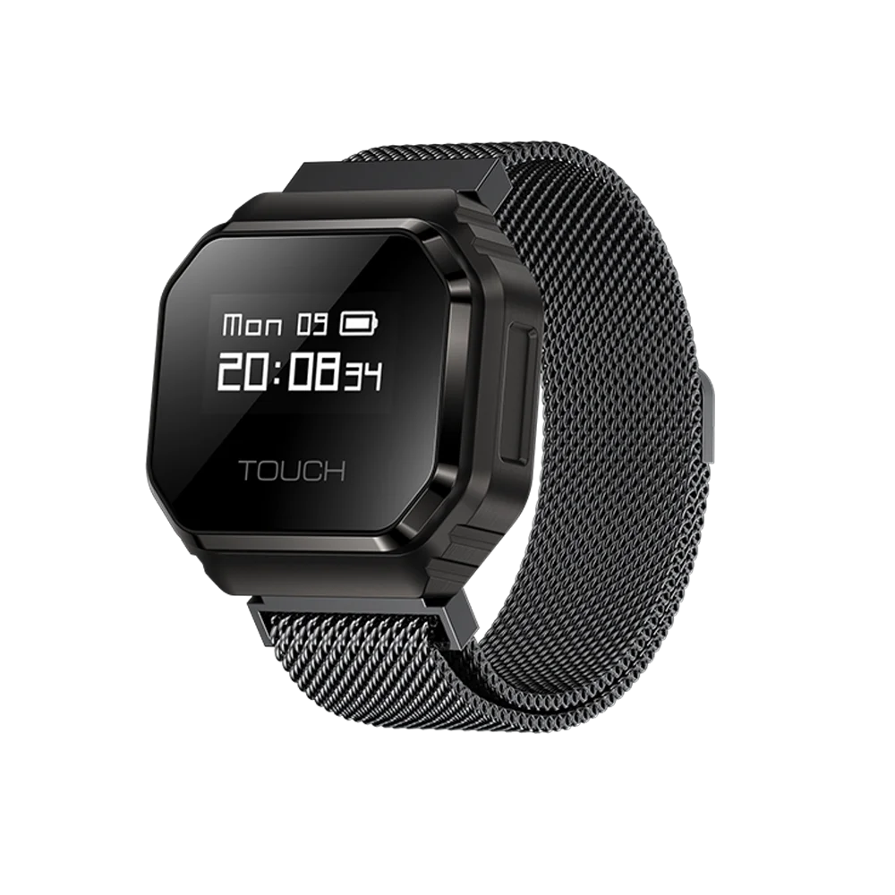 Smart Watch Ring For Men Women, Heart Rate Blood Oxygen Sleep Health Monitoring, OLED Display, 5ATM Waterproof, Multiple Sports black Tidesmit