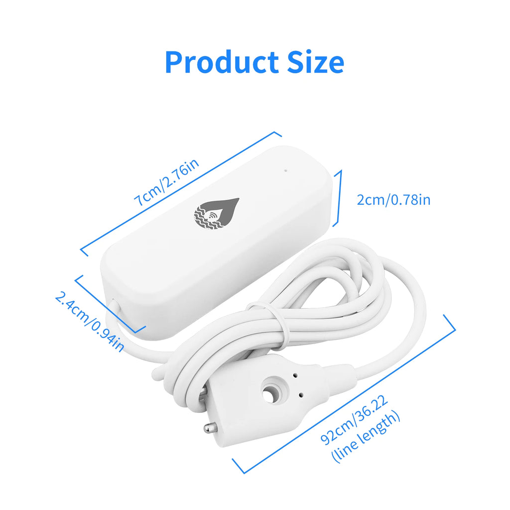 WiFi Water Leak Sensor - Smart Home Flood Alarm System by Tidesmit Tidesmit