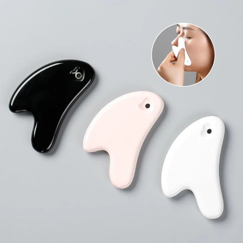 Ceramic Gua Sha Scraping Tool for Natural Lymphatic Drainage - Tidesmit Body Shaping Massage Equipment Tidesmit