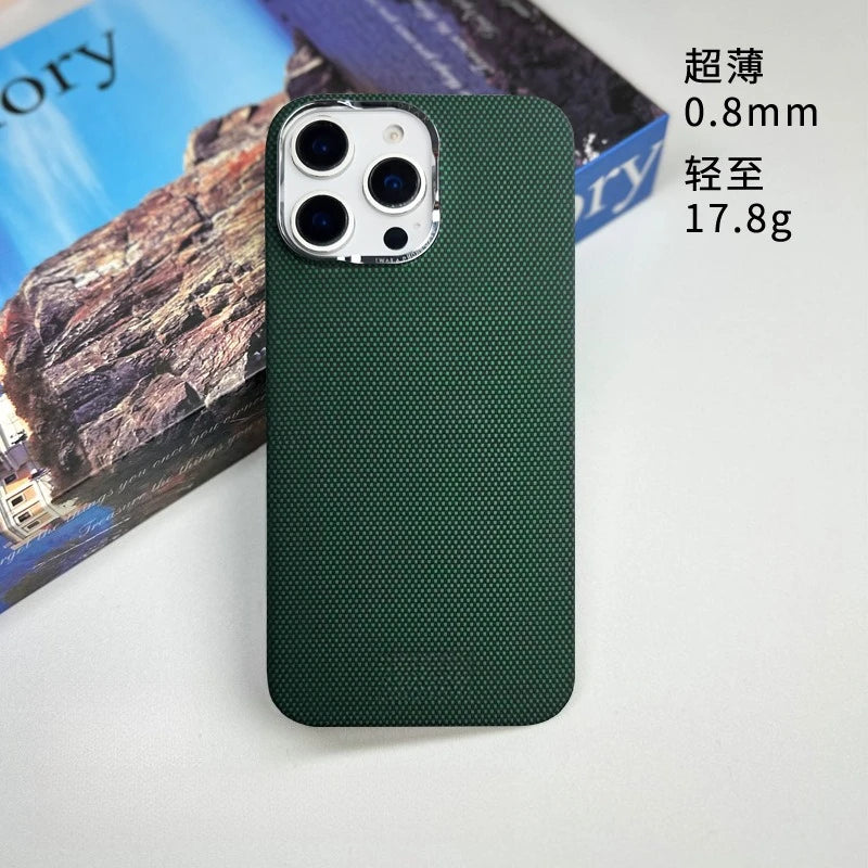 Aramid Fiber iPhone 16 Pro Case: Slim Shock-Absorbing Cover Tidesmit