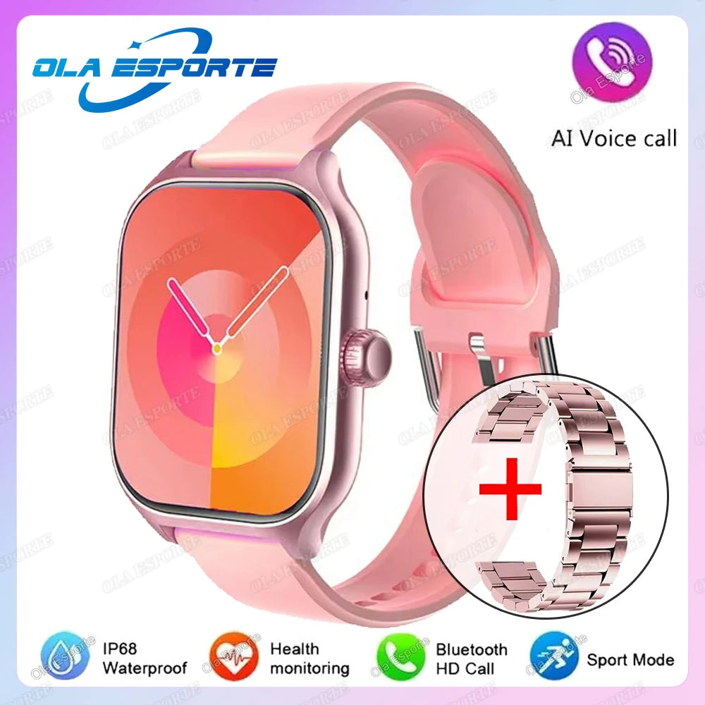 Smart Watch For Android IOS Watches 2.01inch HD Display BT Call Message Alert Music Sports Mode Smartwatch Men Women Gift HW12
