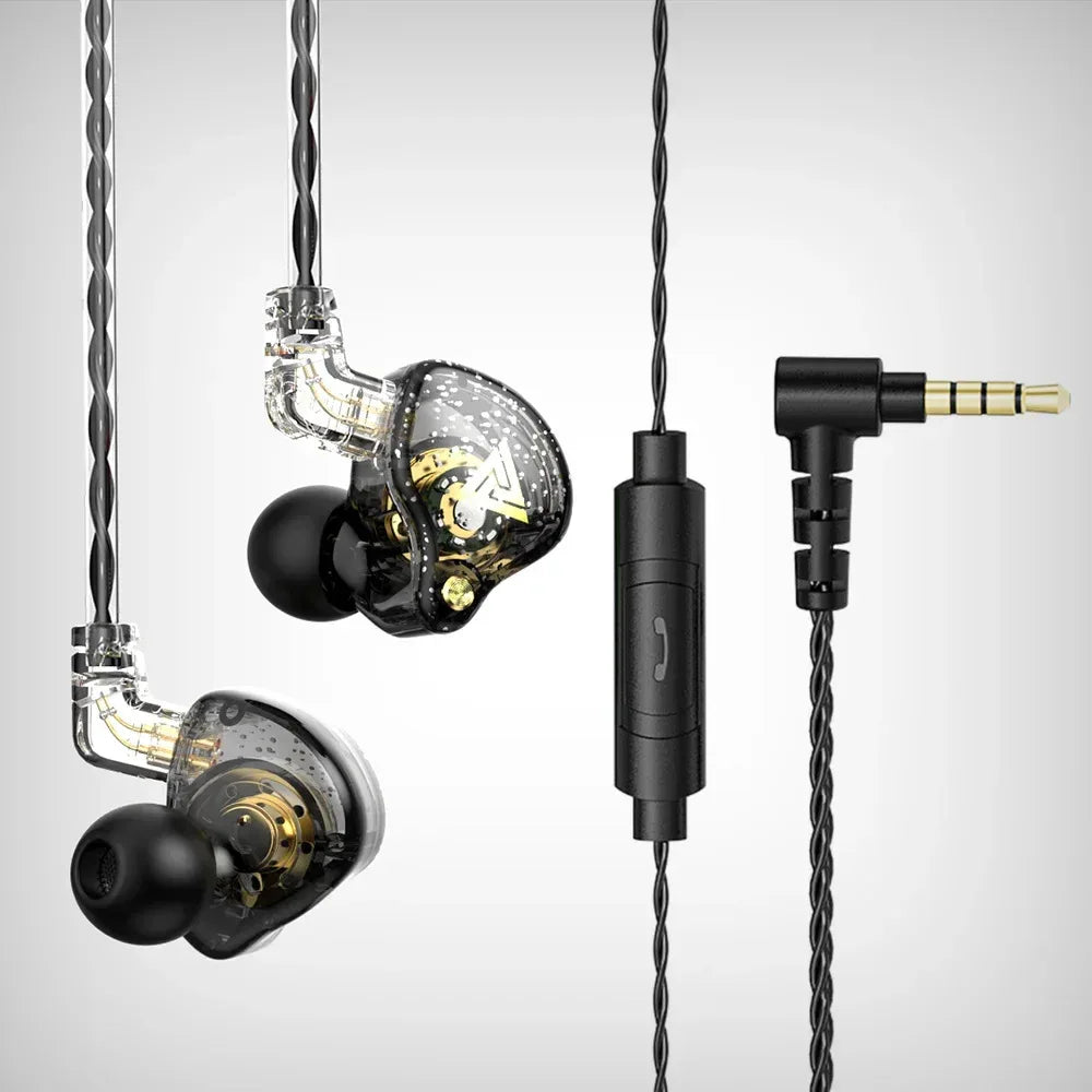 Tidesmit AK6 Pro Wired Earbuds with Microphone Noise Cancelling AK6 Pro Black Tidesmit