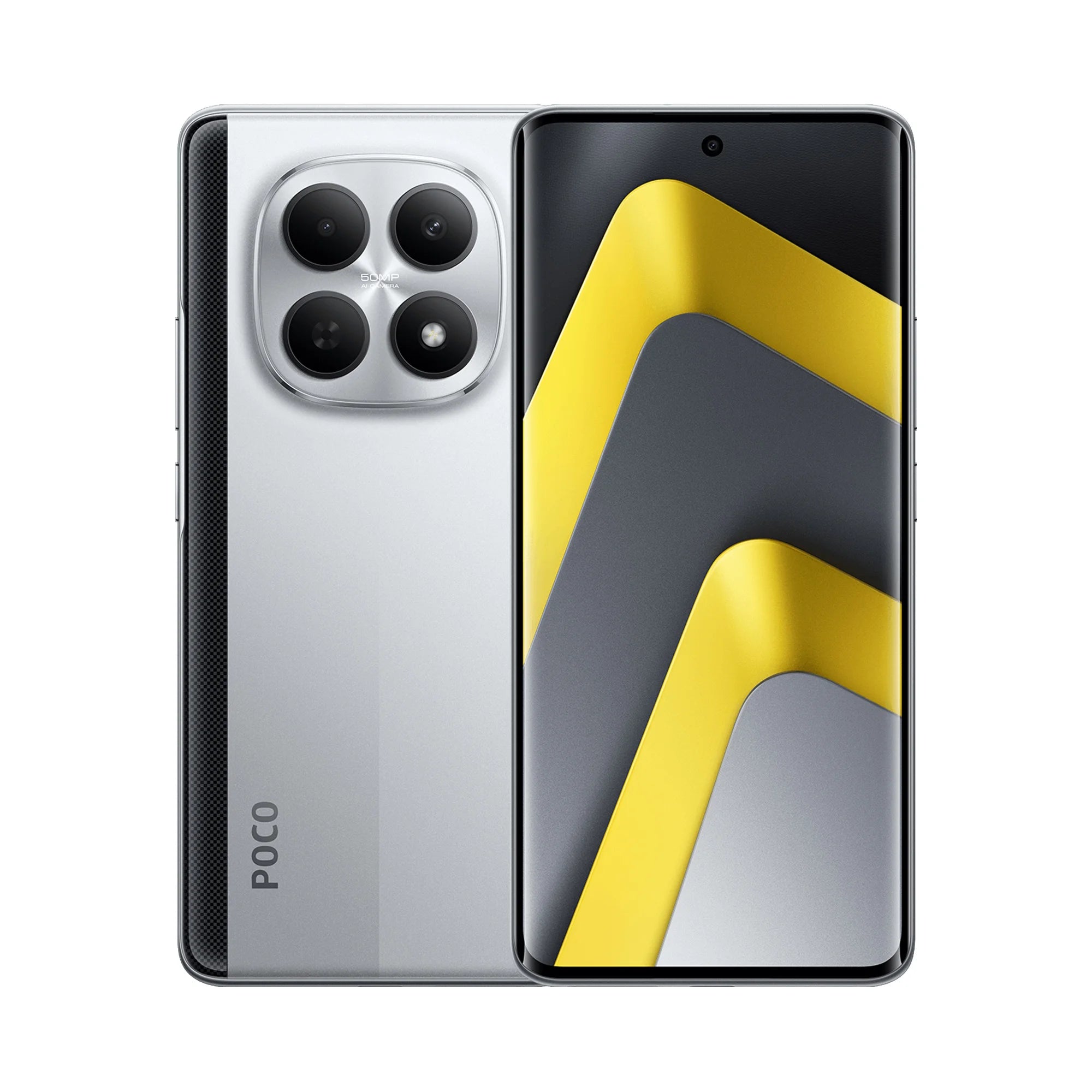 POCO M8 5G Smartphone 256GB - 120Hz AMOLED Display, 45W Fast Charging AE Silver 256G UNITED KINGDOM|Global Version|8G