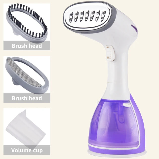 Tidesmit 1500W handheld garment steamer featuring 280ml tank and fast-heat technology for vertical fabric ironing