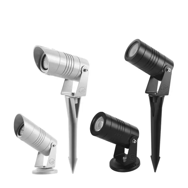 All Aluminum Outdoor LED Garden Lighting 3W 7W 12W 15W Spike Lawn Lamp Waterproof Lighting Garden Path Spotlights AC220V 12V 24V