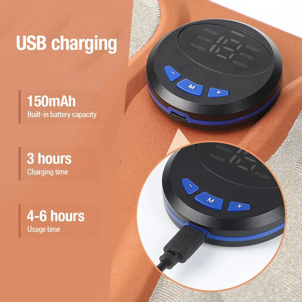 Electric Foot Massager Pad | Portable EMS Muscle Relaxer by Tidesmit Relaxation Treatment Tidesmit