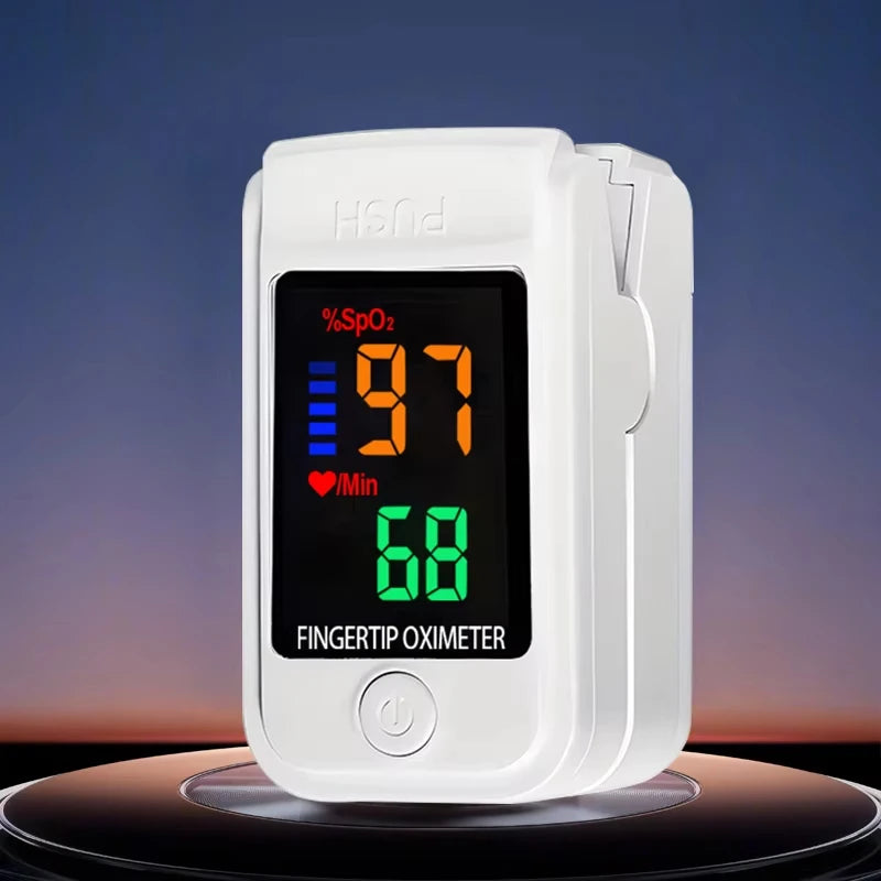 Portable Fingertip Oximeter Heart Rate Meter Pulse Blood Oxygen Saturation OLED Screen Digital Tube Practical Monitor