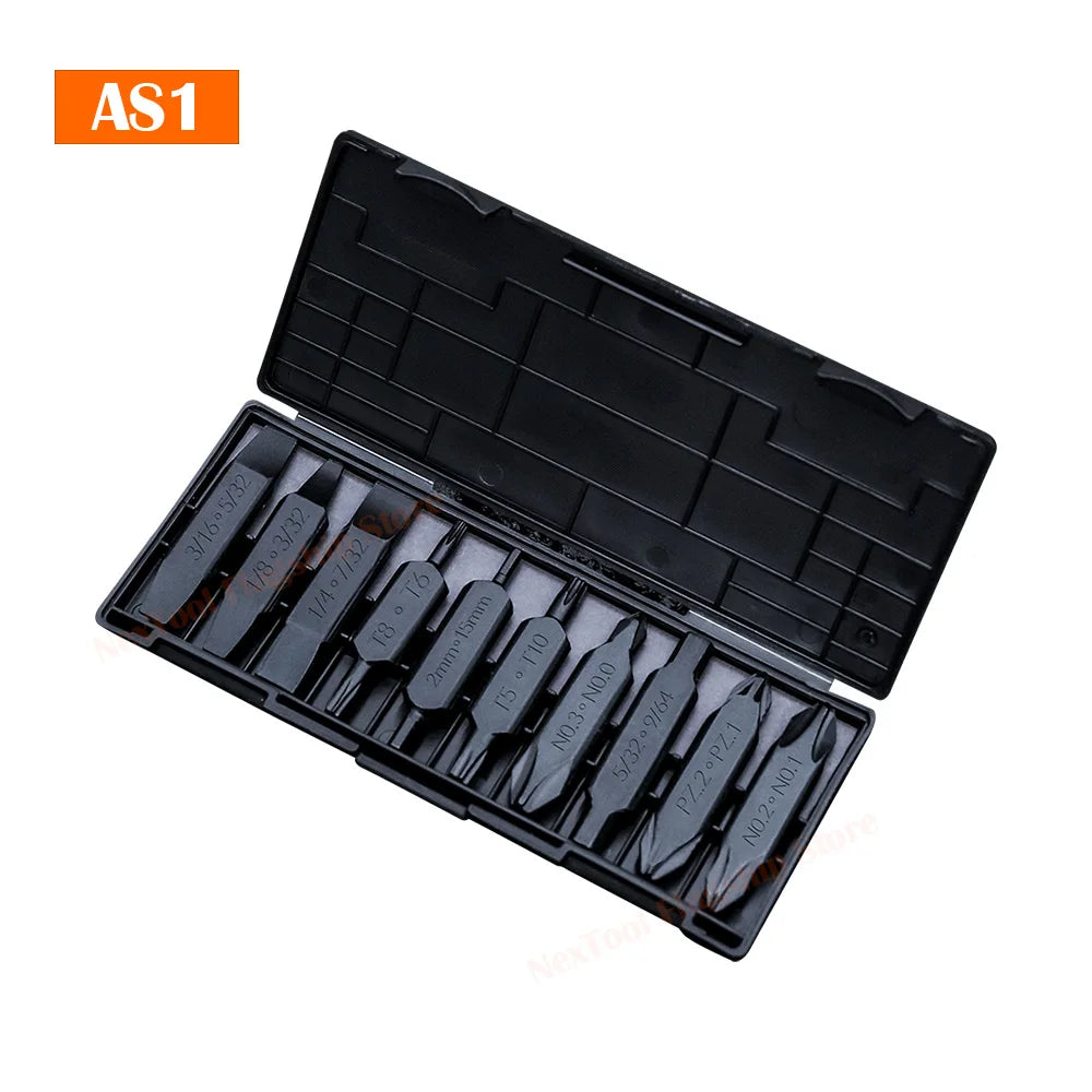 NexTool 10PCS Bit Kit Set AS2 Screwdriver Bit Set for Pocket Tools E1 Flagship Captain Hand Tools Multi-tool Outdoor Repairs