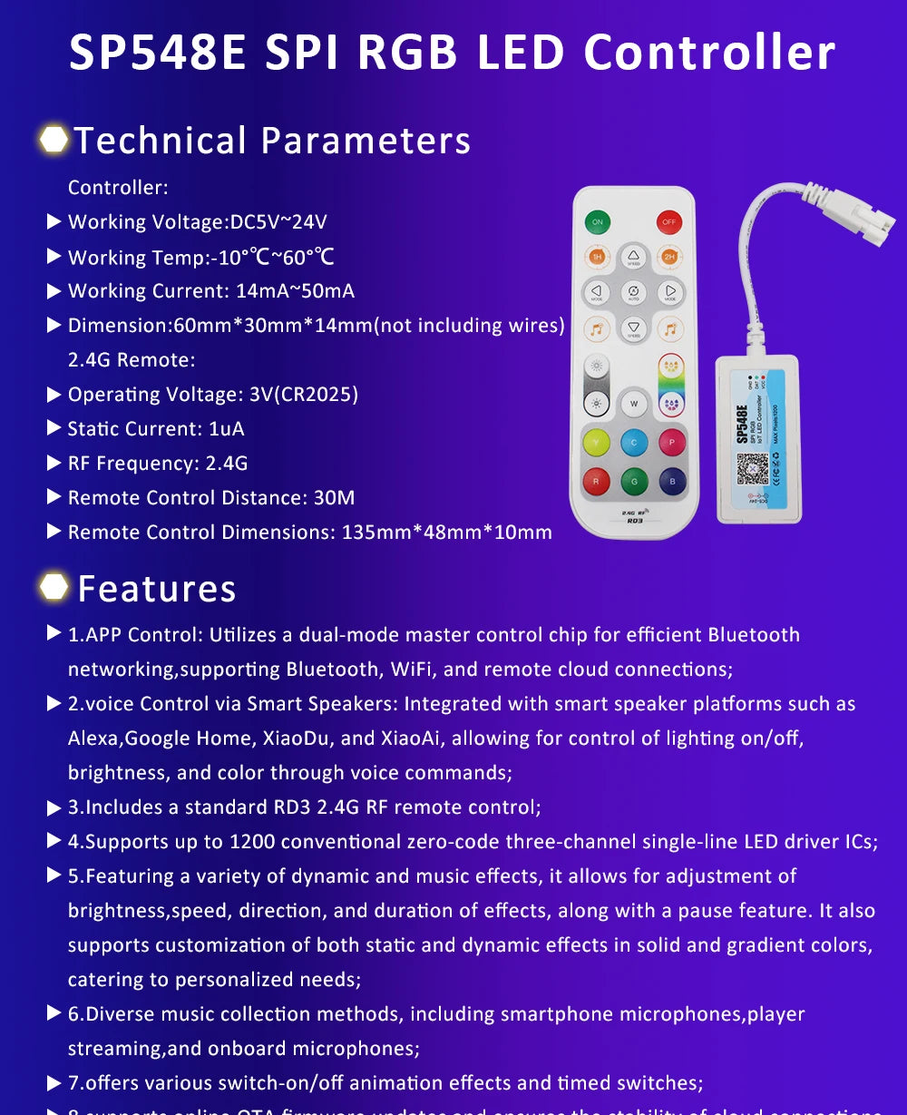 5M 10M 15M 20M Wifi RGBIC LED Strip Light 24V COB WS2811 Pixel Flexible Ribbon FairyNest APP IR Remote Alexa Voice Control Lamp