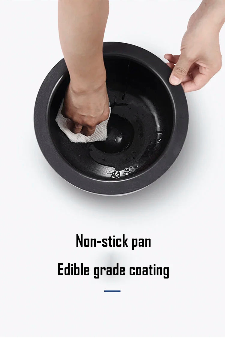 Automatic multi cooker non-stick inner pan removed for cleaning