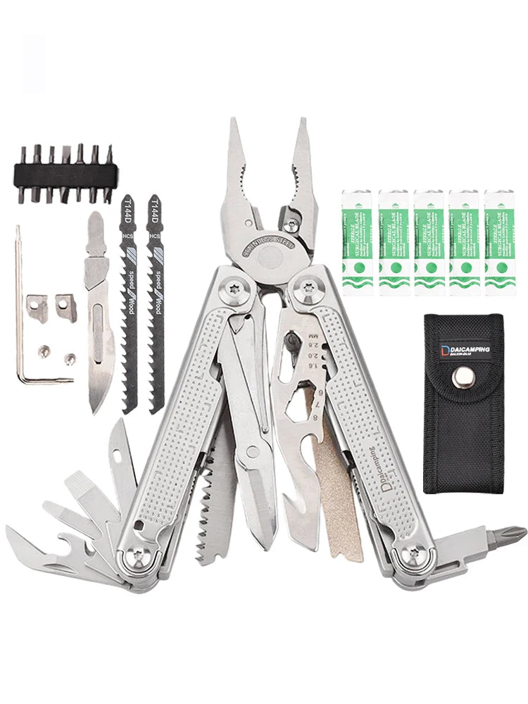 Daicamping DL302 Hand Multi Tool Multi-tool Sets Cutter Foldable Pliers Multifunctional EDC Tools Folding Multitools