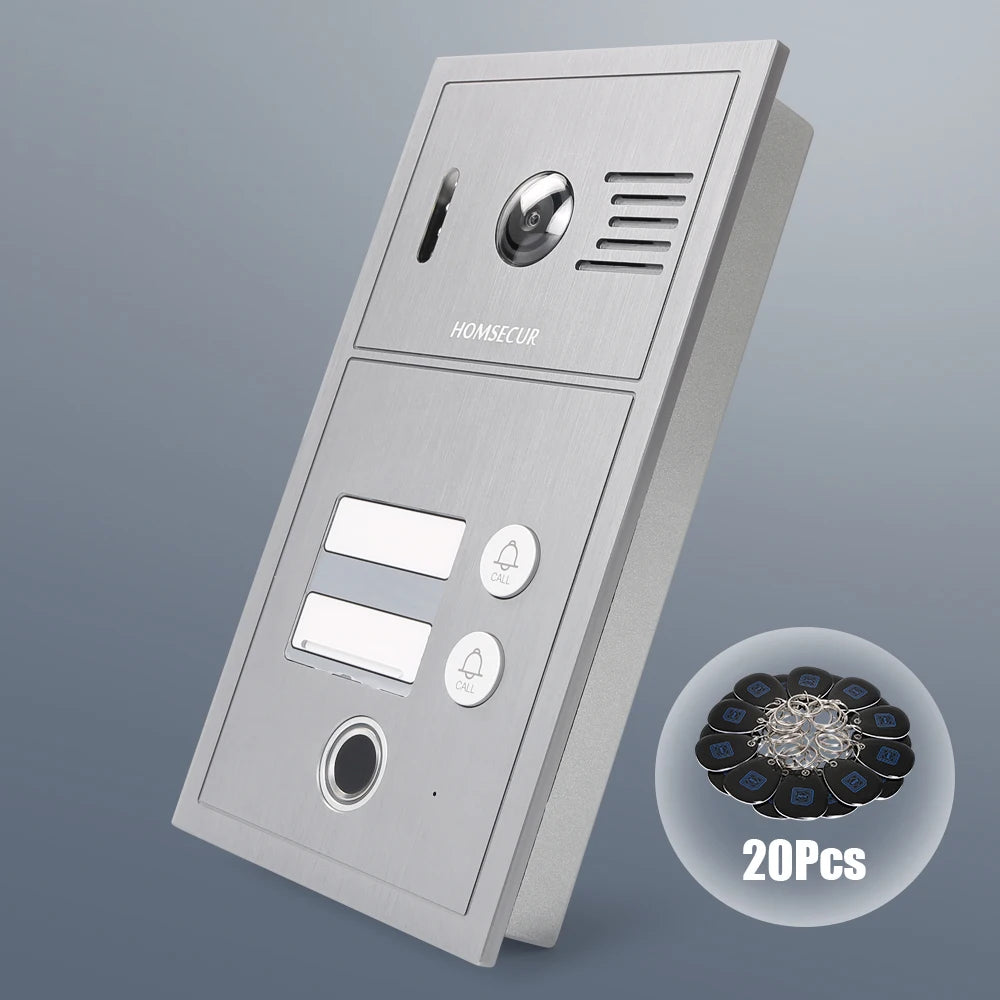 B19BP-H IP PoE Doorbell Camera Fingerprint RFID Access For HDK IP Series Video Door Phone System