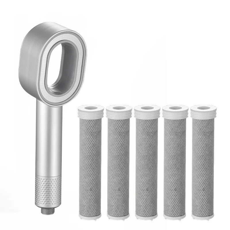Luxury Filter for Shower head High Output Carbon Fiber Filter Shower Water Filter to Remove Chlorine Fluoride and Hard Water