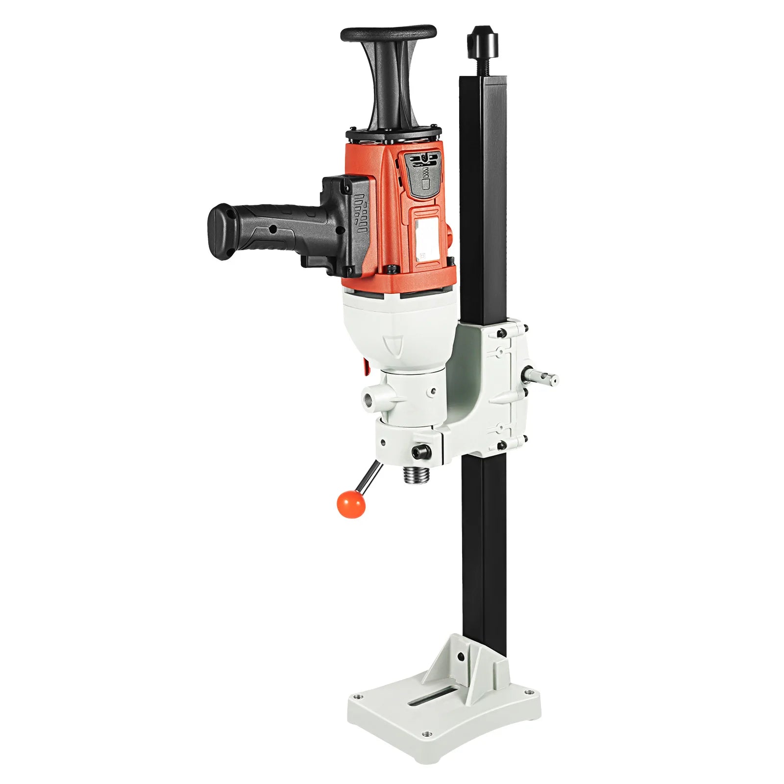 2200W Concrete Core Drill Rig 180mm, Wet Dry Diamond Drilling Machine 1200RPM, Vertical Handheld 2-in-1 Core Drill Rig 220V EU