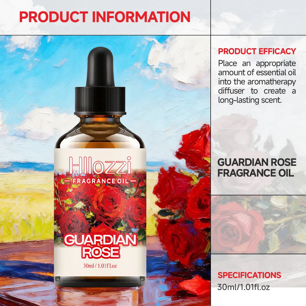 GUARDIAN ROSE FRAGRANCE OIL: For aromatherapy, diffusing, fargrance and candle Scented Candle.