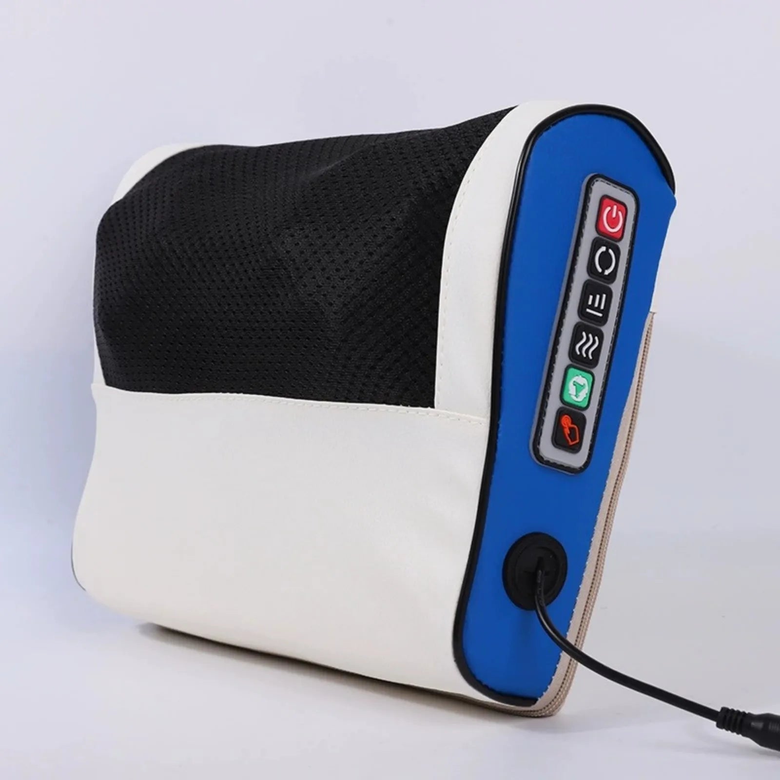 Tidesmit Neck Massager Pillow with Heat – Deep Tissue Muscle Relief Massage Cushion Blue Tidesmit