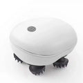 Electric Head Massager by Tidesmit | Portable Rechargeable Wellness Tool Relaxation Treatment White Tidesmit