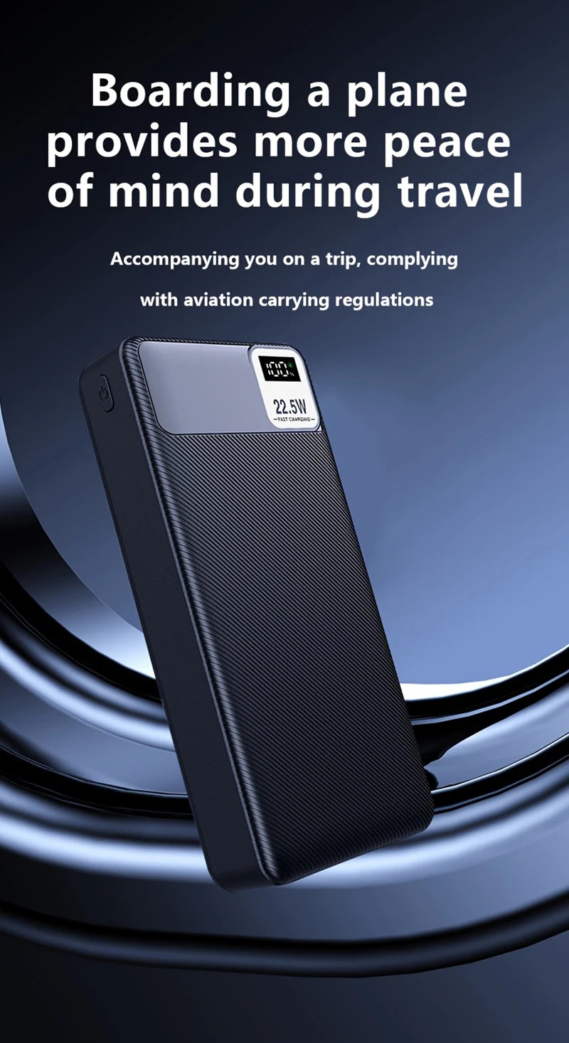 10000mAh Fast Charging Power Bank - PD USB-C Portable Battery Tidesmit