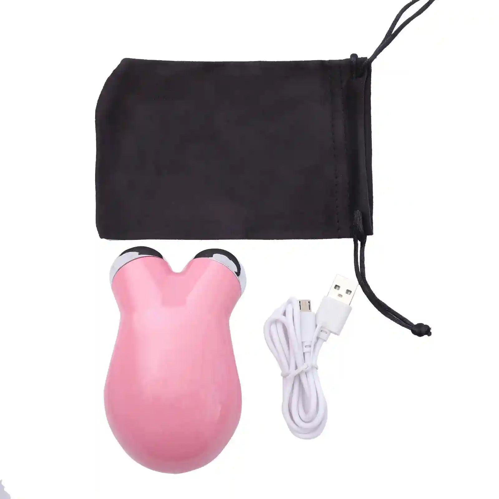 Face Lift Machine 5 Gears Electric Skin Tightening Massager Tool Eye Massage Instrument Pink Tidesmit