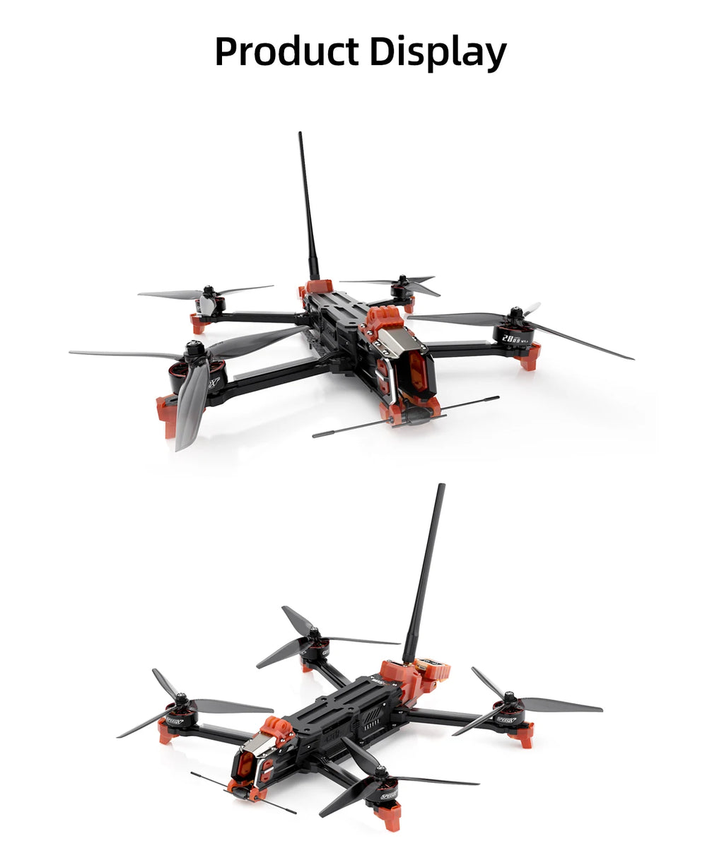 GEPRC MOZ7 V2 7-Inch Long Range FPV Drone - Reliable GPS Cinematic Kit Tidesmit