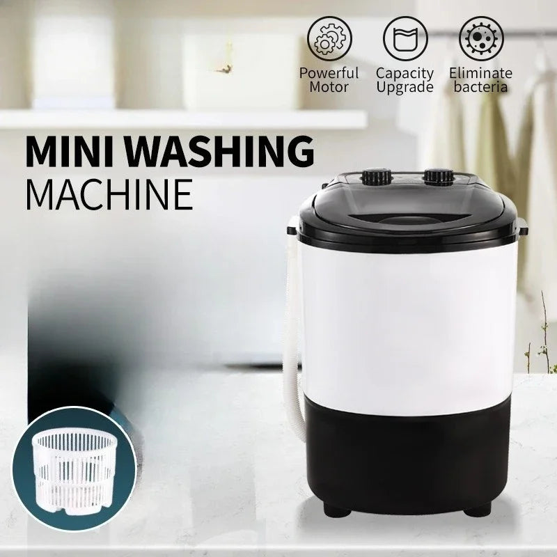 Tidesmit 4.5kg mini shoe washing machine for household, maternal, and infant use with convenient dehydration function