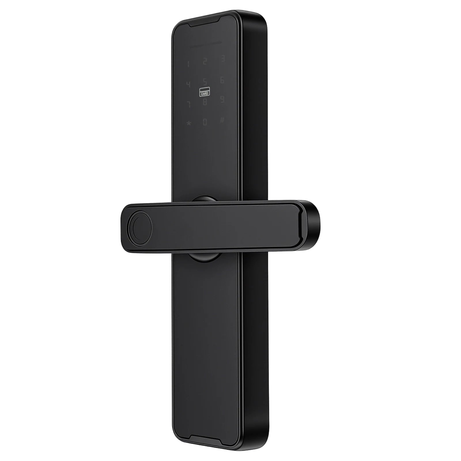 Smart Door Lock WiFi Tuya APP Fingerprint Keyless Entry Door Lock W/50 Fingerprints, 100 Passwords, Key & Temporary Password