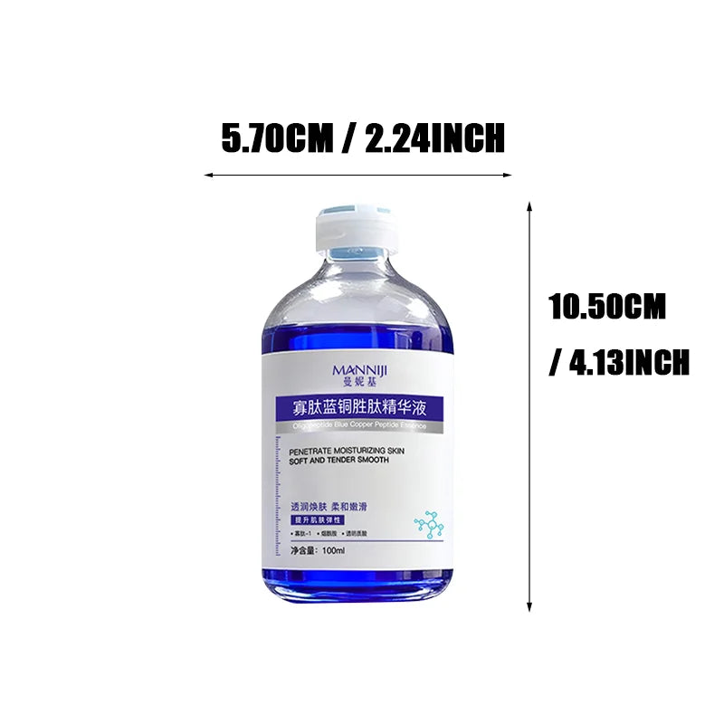 Copper Peptide Serum 100ml | Professional Anti-Wrinkle Skin Firming Scrubs Treatments Tidesmit