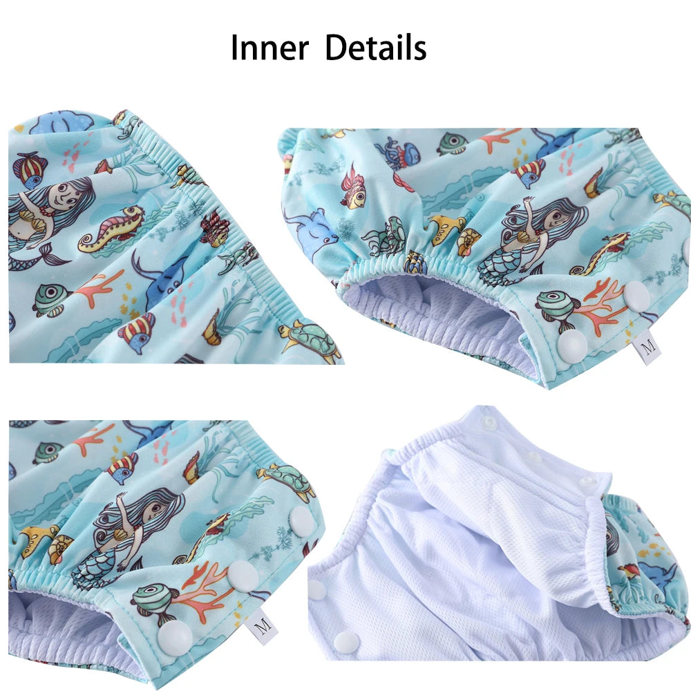 Summer Newest Models Baby Swimming Nappy For Baby Girl Boy Waterproof Swimming Diapers For Baby In Pool And Beach Play Travel
