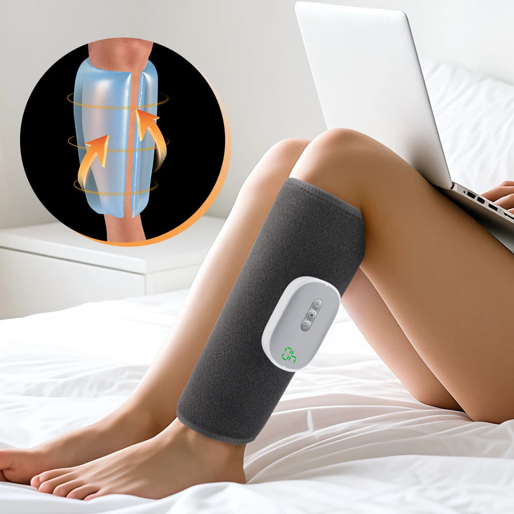 Electric Calf Massager with Heat – Rechargeable Wireless Muscle Relief Body Shaping Massage Equipment Tidesmit