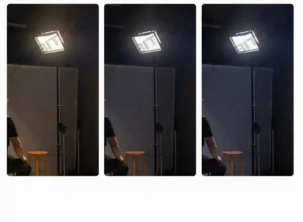 60W LED Video Light Panel | Adjustable Color Temperature Studio Kit Tidesmit