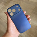 iPhone 17 Pro Max Slim Matte Case - Military-Grade Drop Protection Dark Blue China Mainland Tidesmit
