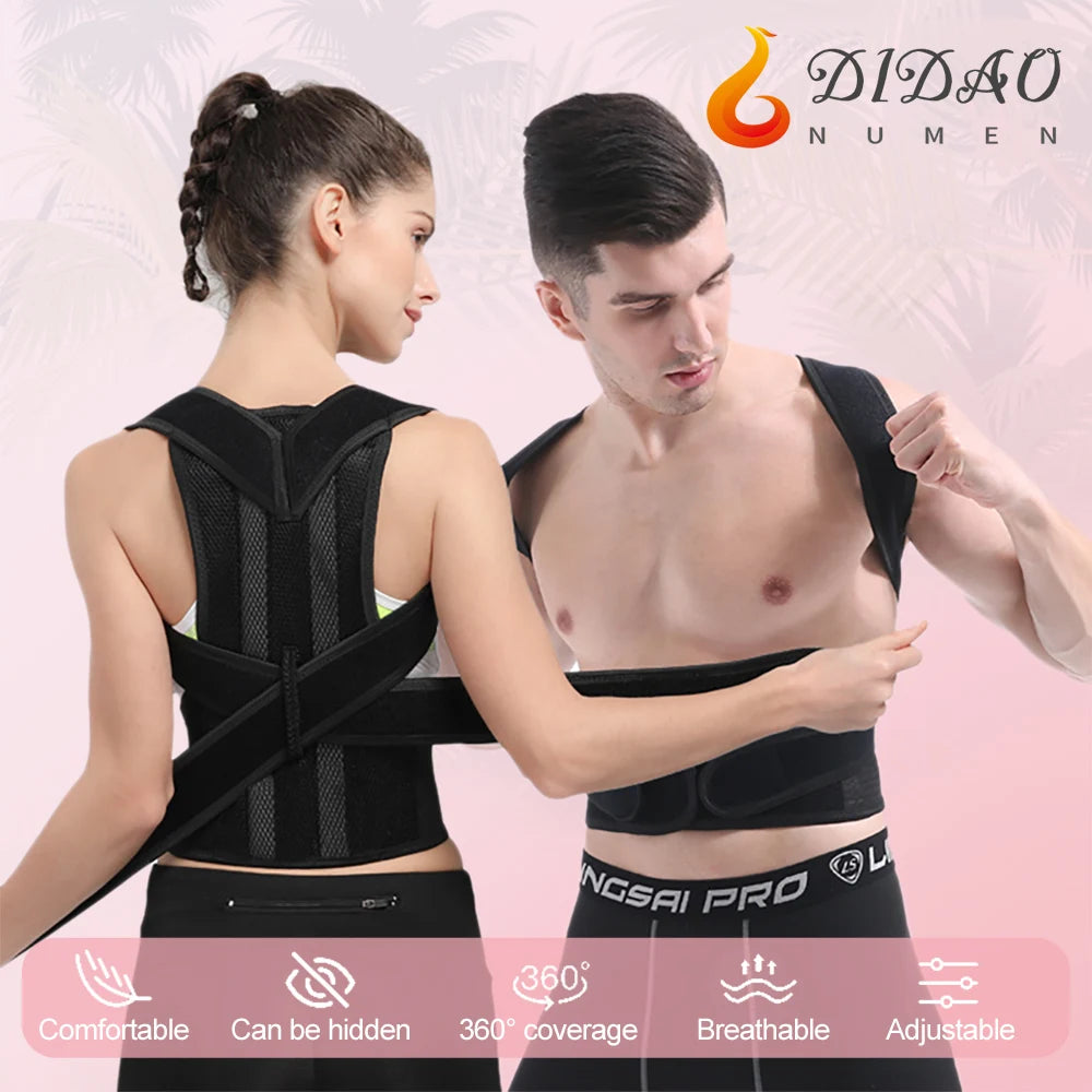 Back Posture Corrector Brace for Spine Support and Pain Relief Back Massage Instrument Tidesmit