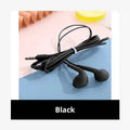 Tidesmit Wired 3.5mm Stereo Earphones with Integrated Microphone Black Tidesmit