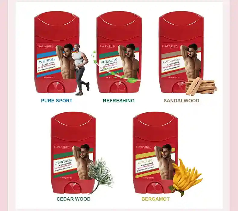 Tidesmit Old Spice aluminum-free deodorant for men with High Endurance sweat defense and Pure Sport scent.