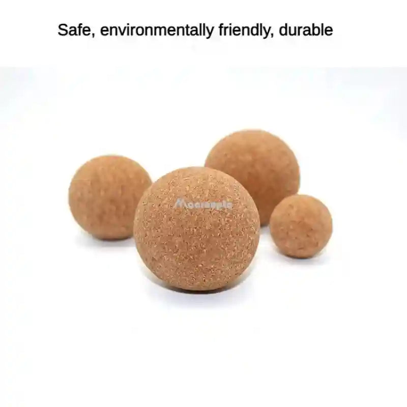 Cork Massage Ball for Deep Tissue Muscle Relief - 5cm, 6cm, 8cm Options Back Massage Instrument Tidesmit