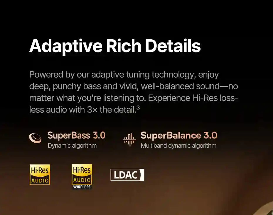 Wireless Noise Cancelling Headphones: 100Hr Playtime - Over-Ear ANC Tidesmit