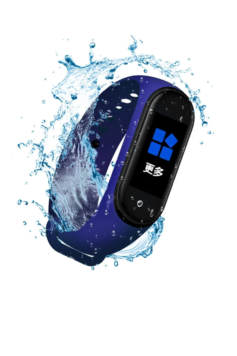 Bluetooth Exercise Step Counting, Information Reminder, Alarm Clock, Heart Rate, Sleep Health Monitoring, Gift M4 Smart Bracelet