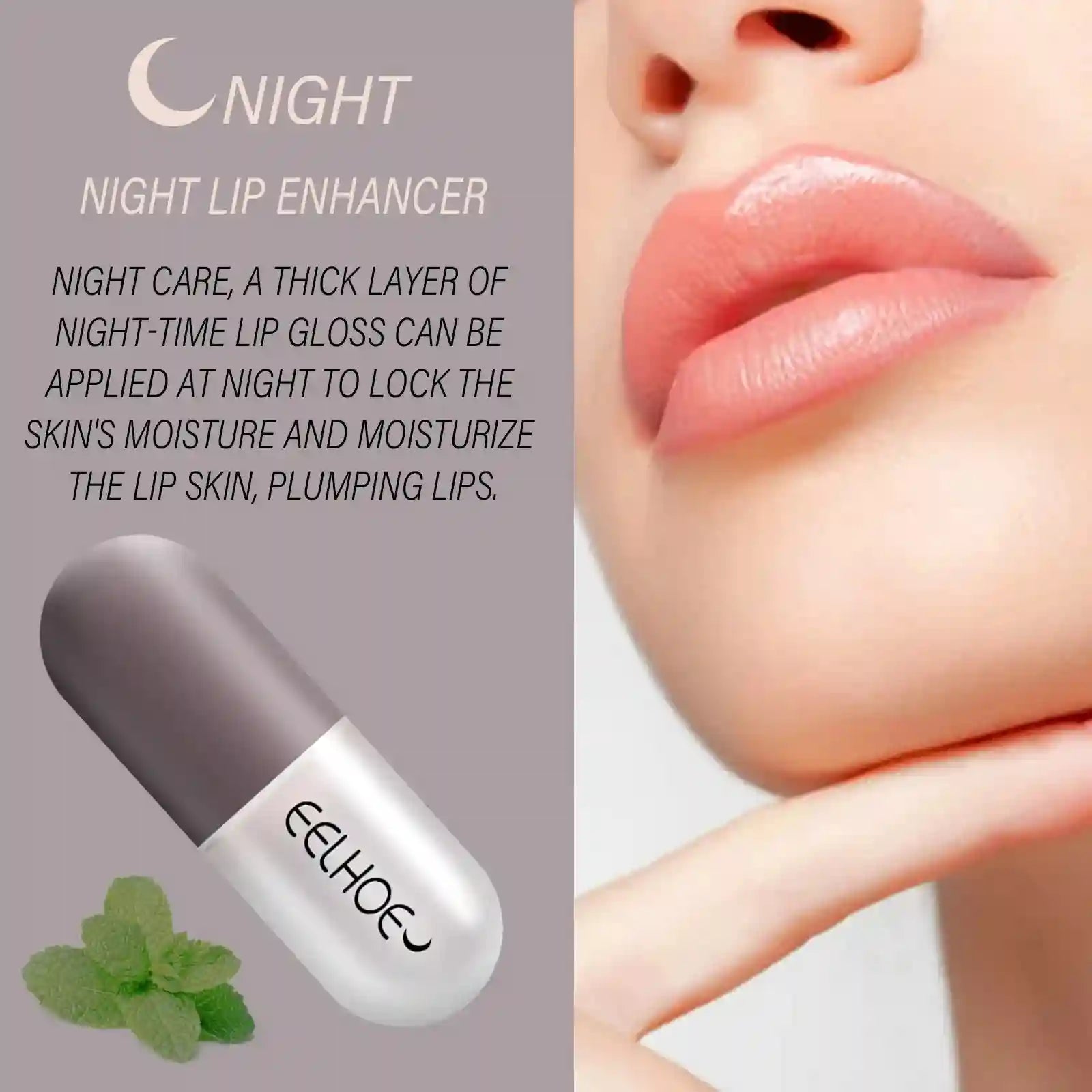 Lip Plumper Oil: Instant Volumizing Serum for Hydrated, Fuller Lips Lip Care Tidesmit