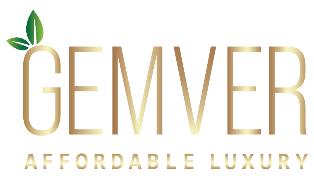 GEMVER affordable luxury logo on dark background