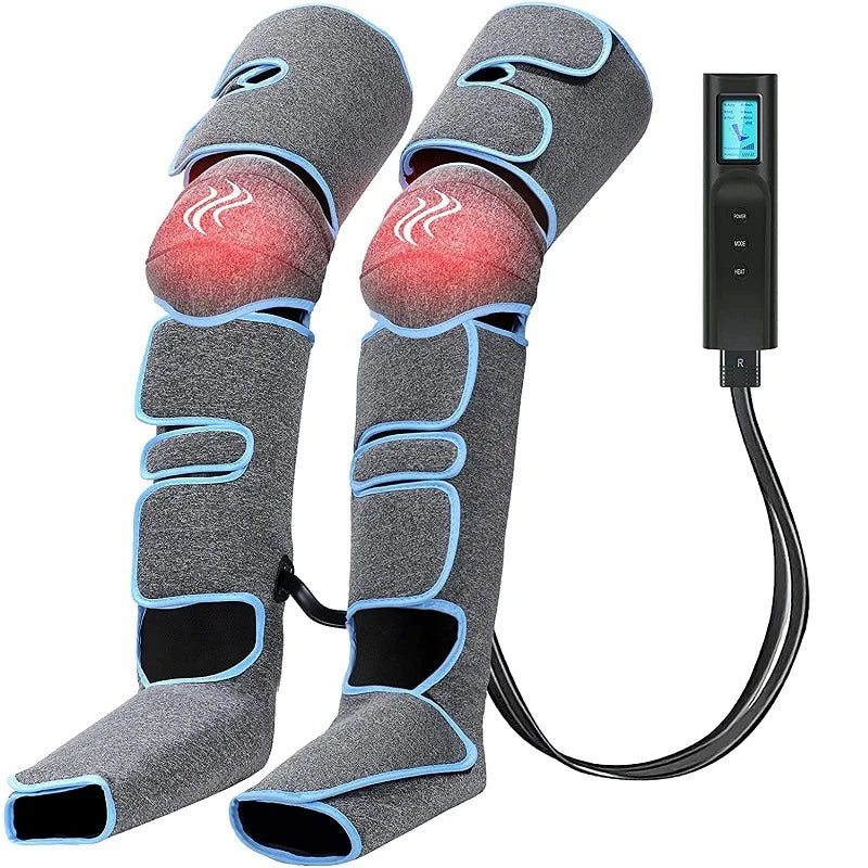 Leg Air Compression Massager with Heat Therapy for Circulation Relief Body Shaping Massage Equipment Tidesmit