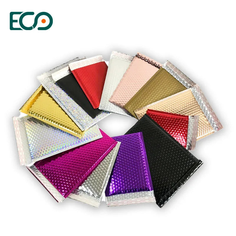 A4 Bronze Bubble Mailers Metallic Bubble Bag Padded Envelopes Low Moq in Stock with Tear