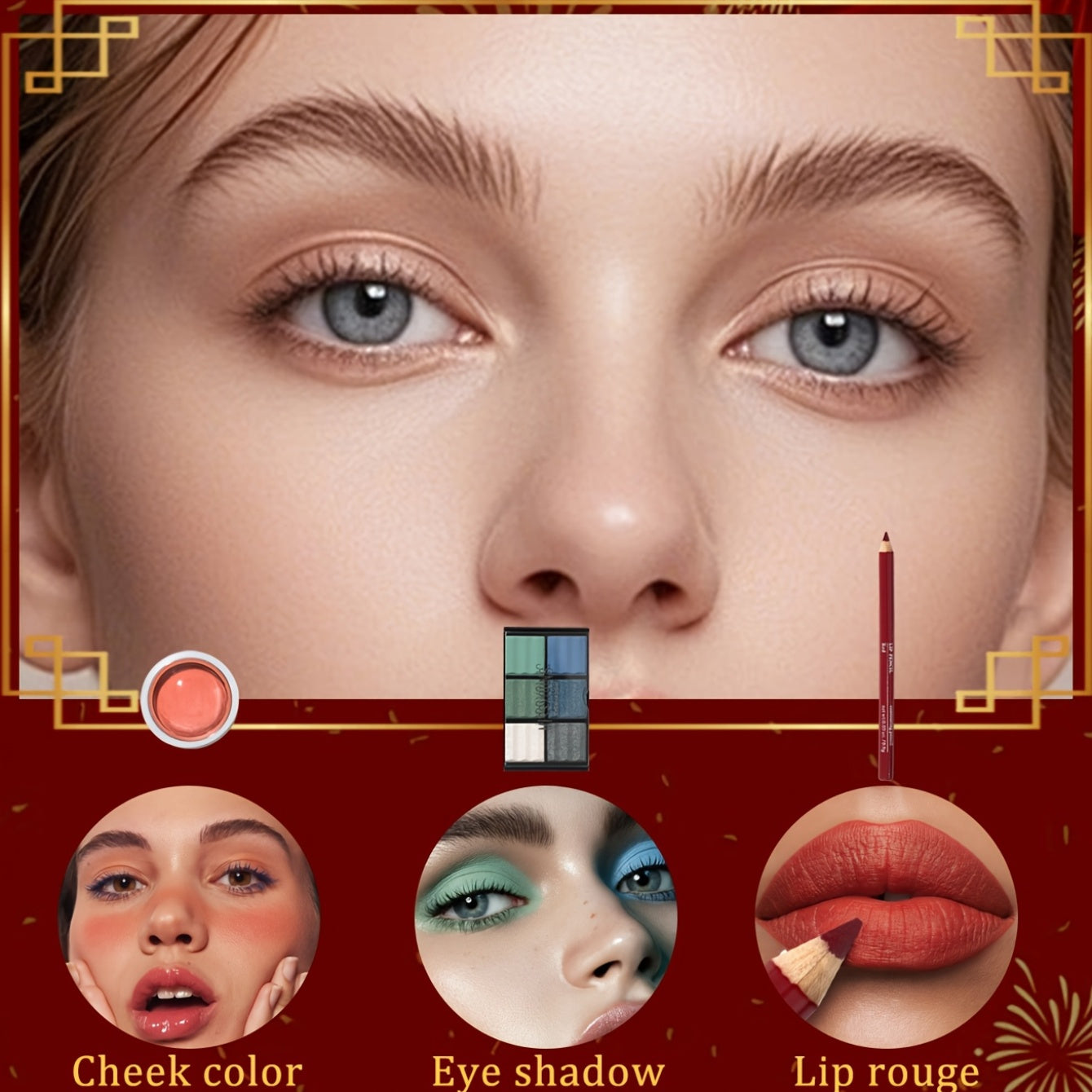 All-in-One Makeup Gift Set with Eyeshadow Palette, Lip Colors, Brushes & Creams - Complete Cosmetic Kit for Valentine'S Day, New Year'S Eve, Makeup Gift Set, Beauty Collection, Elegant Packaging, Highquality Brushes, Beauty E Tidesmit