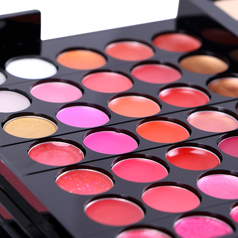 177 Colorful Makeup Palette Kit with Brushes, Lipsticks, and Eye Shadows - Matte, Satin and Natural Finish, Vibrant Mix of Cool and Warm Tones, High-Long-Lasting Formula, Perfect for Professional and Everyday Makeup, Wide Ran Tidesmit