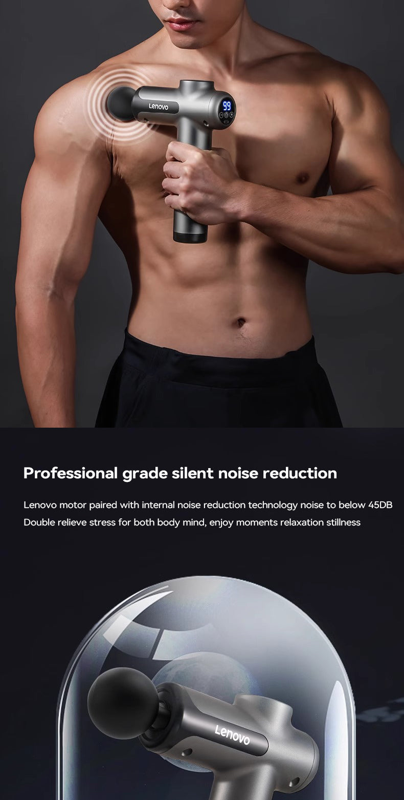 Deep Tissue Massage Gun - 8 Heads Electric Muscle Relief Device Body Shaping Massage Equipment Tidesmit